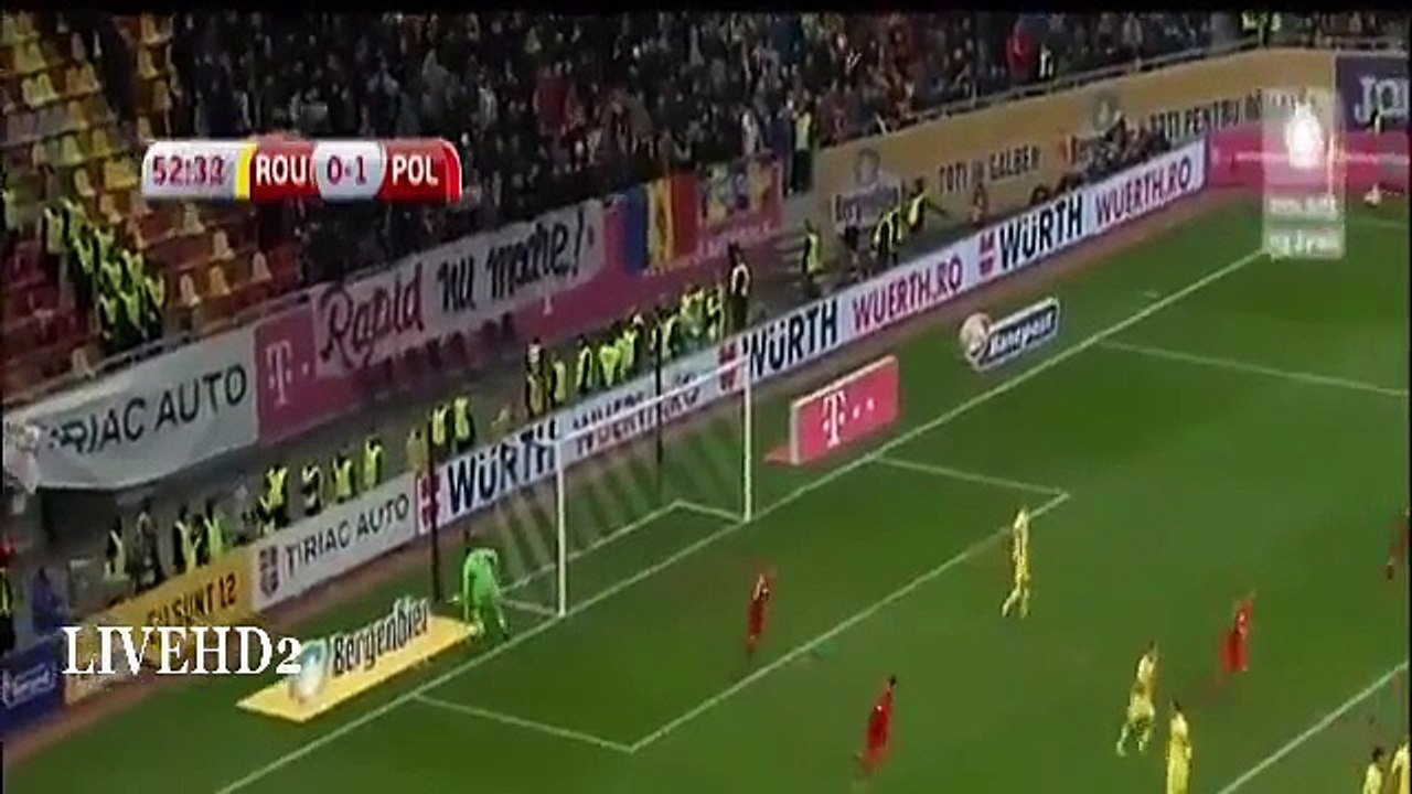 Romania vs Poland 0-3 All Goals & Highlights [11.11.2016] World Cup - Qualification