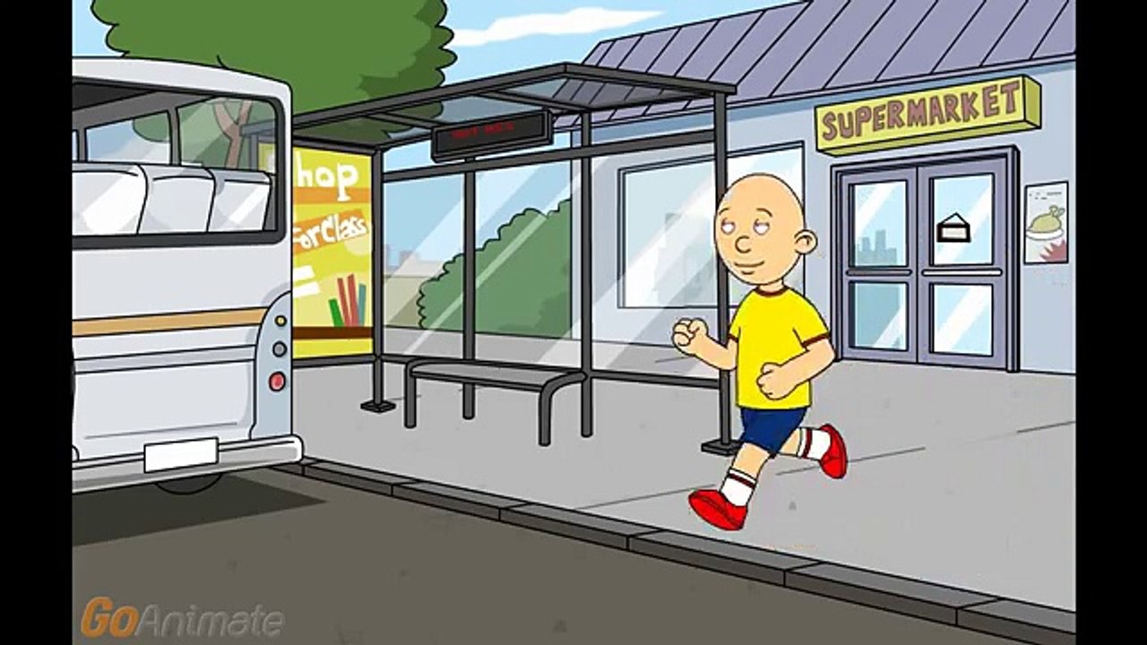 Caillou Runs Away and gets Grounded