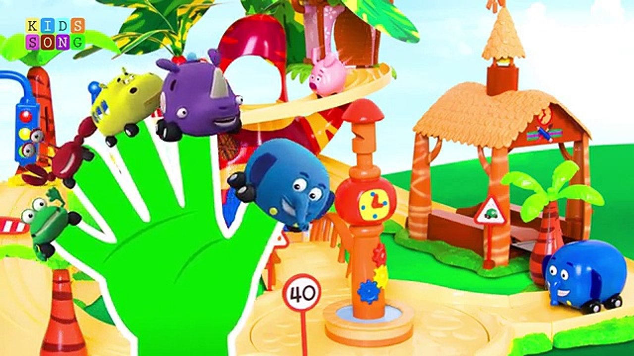 Jungle Junction Finger Family nursery rhyme for kids Vidéo Dailymotion