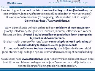 Zelf kleding bedrukken Zwammerdam