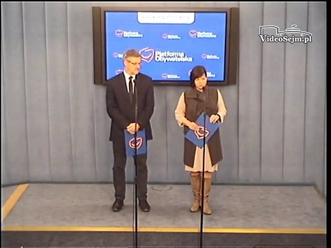 Poseł Izabela Leszczyna konferencja z 3 listopada 2016 r.
