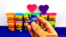 Happy Valentines Day! Play Doh Hearts Thomas and Friends Peppa Pig Cars 2 Kinder Surprise Eggs