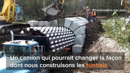 Zipper Truck, un système qui pourrait changer la façon dont nous construisons des tunnels.