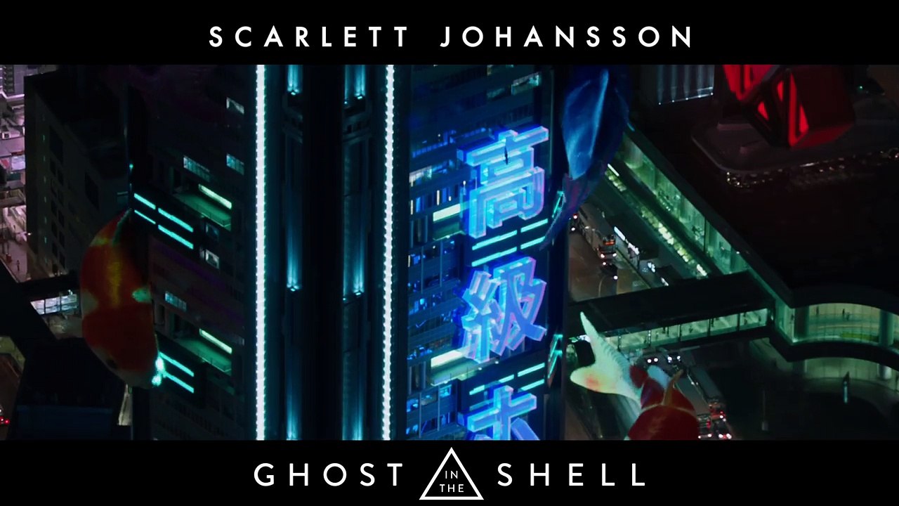 Ghost in the shell - première bande annonce VOST avec Scarlett Johansson