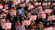 Protesters demand resignation of South Korea's president