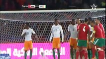 ملخص مباراة  كوت ديفوار و  المغرب 0 0ساحل العاج تصفيات كأس العلم 2018