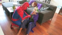 Elsa Mermaid Kidnapped by Joker! w Spiderman, Frozen, Maleficent! Superhero Fun