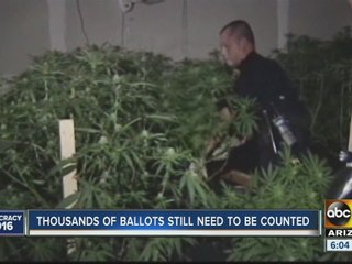 Two high profile races remain close in Arizona with 185,000 early ballots uncounted