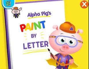 ☆Super Why! Alpha Pigs Paint By Letter/Учим английский алфавит вместе с поросенком