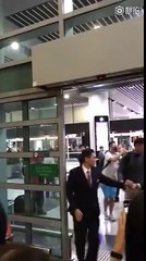 JANG KEUN SUK  AT INCHEON AİRPORT ARRİVAL  TO MACAO AİRPORT CHİNA 13.11.2016