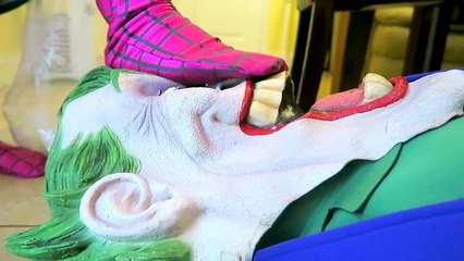 Avengers Attack! - Spiderman vs Joker - Iron Man, Frozen Elsa, Hulk, Captain America, Black Widow