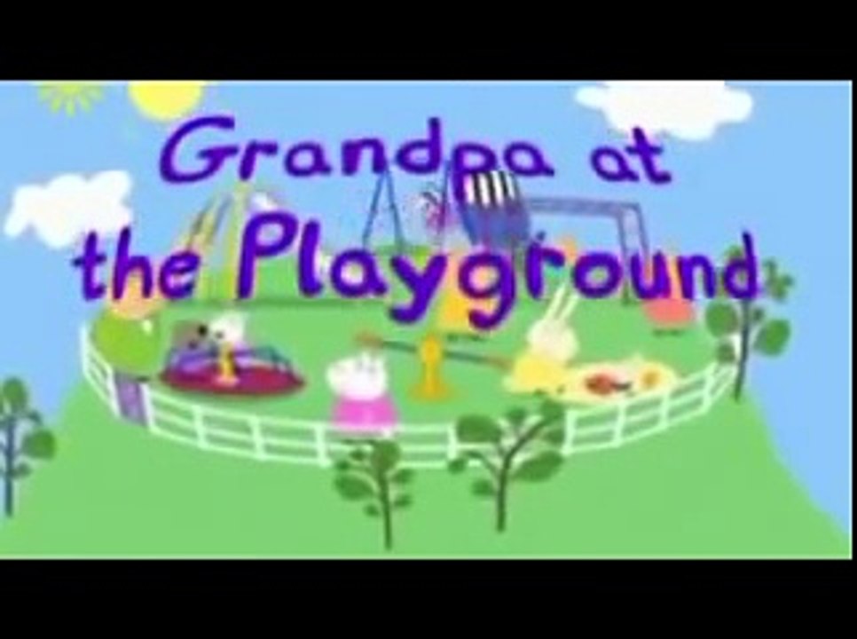 Πέππα το γουρουνάκι Ο Παππούς στην παιδική χαρά pepapig greek new