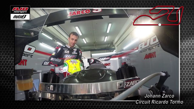 Moto2 World Champion Johann Zarco Laps Valencia