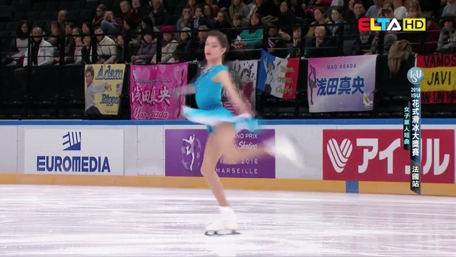 [中文解說-愛爾達]20161112 Trophee de France SP-Evgenia Medvedeva