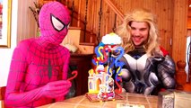 Spiderman & Frozen Elsa vs Maleficent! Elsa & Anna are Kidnapped Fun Superhero Movie in Real Life ׃)