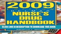 [PDF] 2009 Edition Delmar s Nurse s Drug Handbook Popular Collection