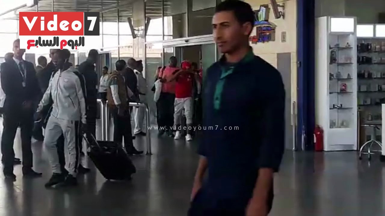منتخب غانا يصل مطار برج العرب استعدادا لمواجهة مصر غدا