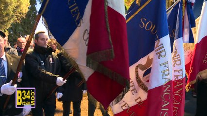 11 novembre 2016 à Bessan , L'armistice de 1918