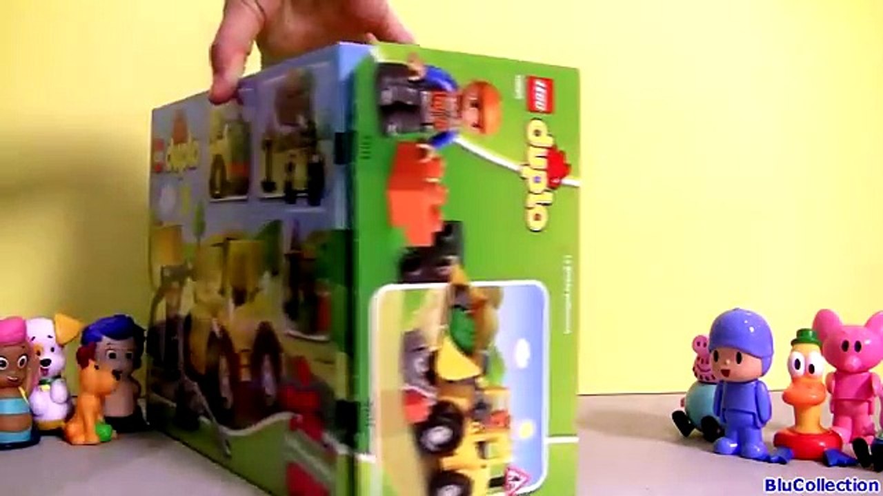 Lego Duplo POCOYO & Peppa Pig Big Loader Mega Construction Blocks Nickelodeon La Excavadora
