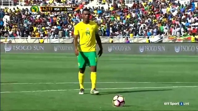 South Africa vs Senegal 1-0 Thulani Hlatshwayo Goal CAF 12-11-2016