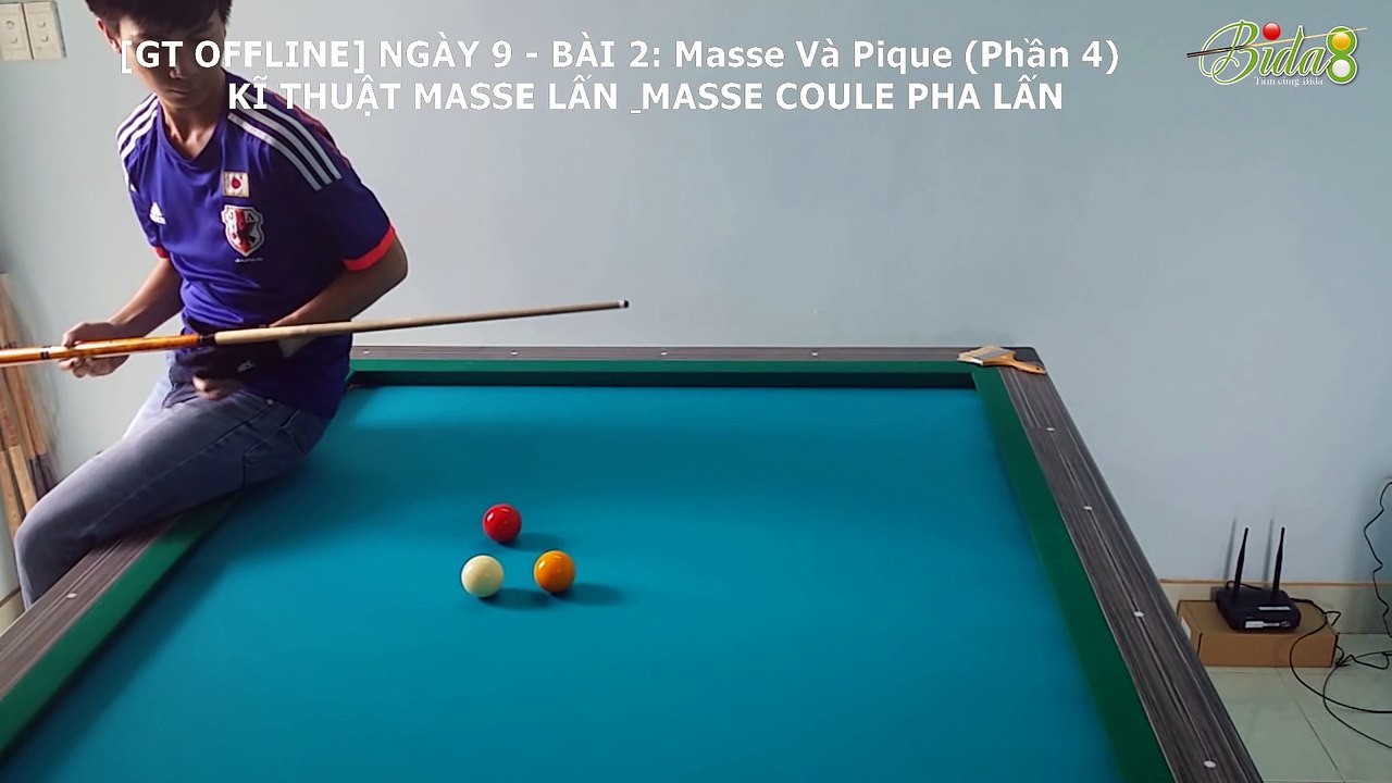 [bida8.vn] Kĩ Thuật Masse Lấn Và Masse Coule Pha Lấn