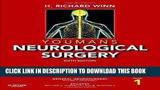 [PDF] Youmans Neurological Surgery, 4-Volume Set: Expert Consult - Online and Print, 6e (Winn,