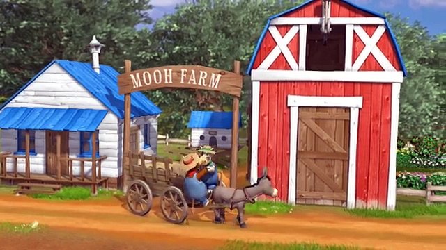 Детям о животных. Ферма братьев Му. Развивающий мультик. 3 серии подряд.