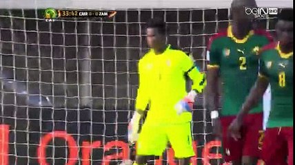 Collins Mbesuma Goal HD -Cameroon 0-1 Zambia 12.11.2016