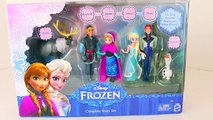 Frozen Dolls Elsa, Anna, Olaf Disney Princess Frozen Complete Story Set Melted Play-Doh Snowman
