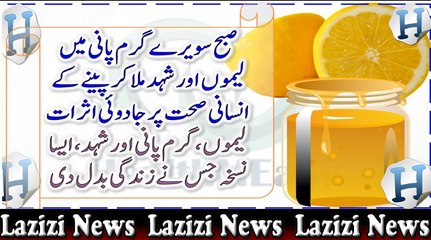 Health Benefits To Drink Warm Water With Lemon and Honey Every Morning In Urdu -- Health In Urdu