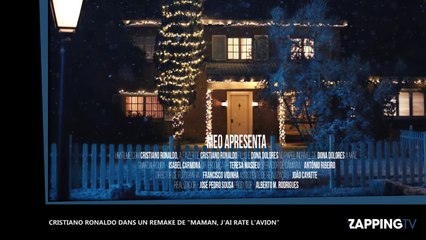 Cristiano Ronaldo : Son remake de "Maman j’ai oublié l’avion" pour une publicité (Vidéo)