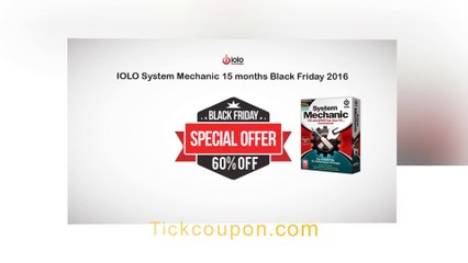 60% OFF IOLO System Mechanic 15 months Black Friday 2016