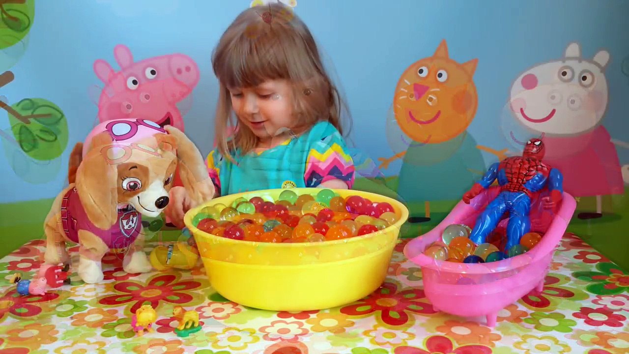 #СПАЙДЕРМЕН #ЩЕНЯЧИЙ ПАТРУЛЬ #СКАЙ ШАРИКИ #ОРБИЗ БОЛЬШИЕ РАСПАКОВКА МЛП СЮРПРИЗ КИНДЕР ДЖОЙ