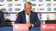 Qualifs CM 2018     France - Suède: conférence d'après match de Didier Deschamps