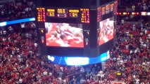 University of Wisconsin Badgers vs. Arizona Wildcats Final Seconds at Honda Center NCAA Final Four Anaheim California