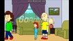 Caillou pinches Rosie and gets grounded