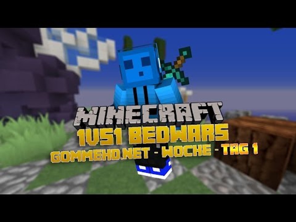Es geht los! || Minecraft 1vs1 Bedwars [60 FPS] || GommeHD-Woche Tag 1