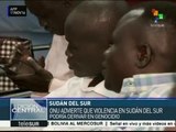 Aumento de violencia en Sudán del Sur podría derivar en genocidio