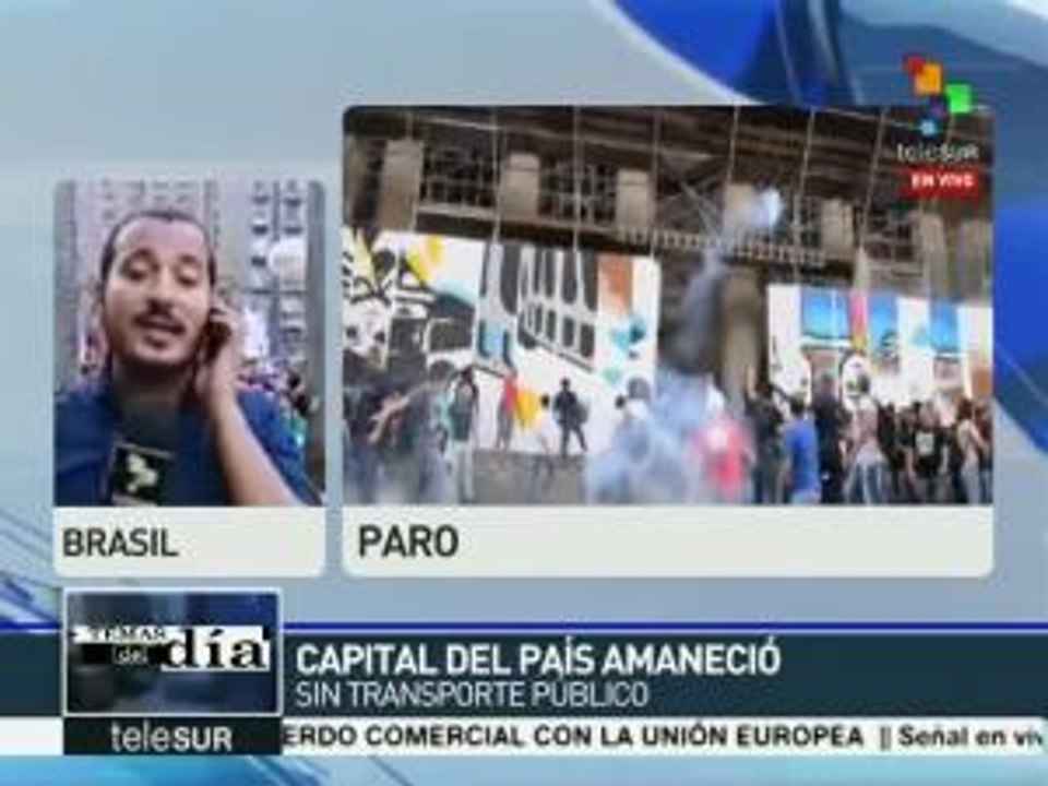 Brasileños salen a las calles contra políticas de Michel Temer