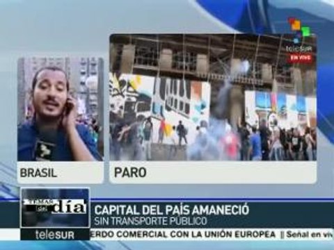 Brasileños salen a las calles contra políticas de Michel Temer