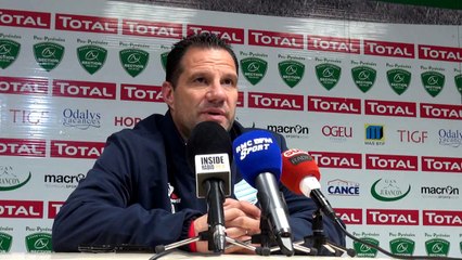 Laurent Labit après Section Paloise - Racing 92 : "On avait l'ambition de venir chercher des points ici"