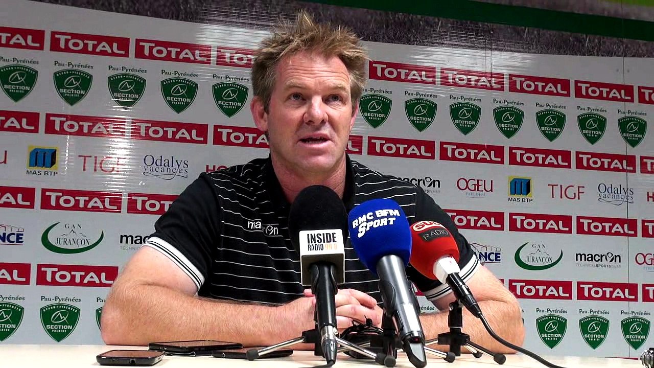 Simon Mannix après Section Paloise - Racing 92 : "On a maîtrisé le match"
