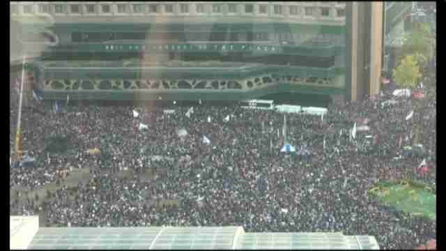 Un millón de surcoreanos piden la dimisión de su presidenta