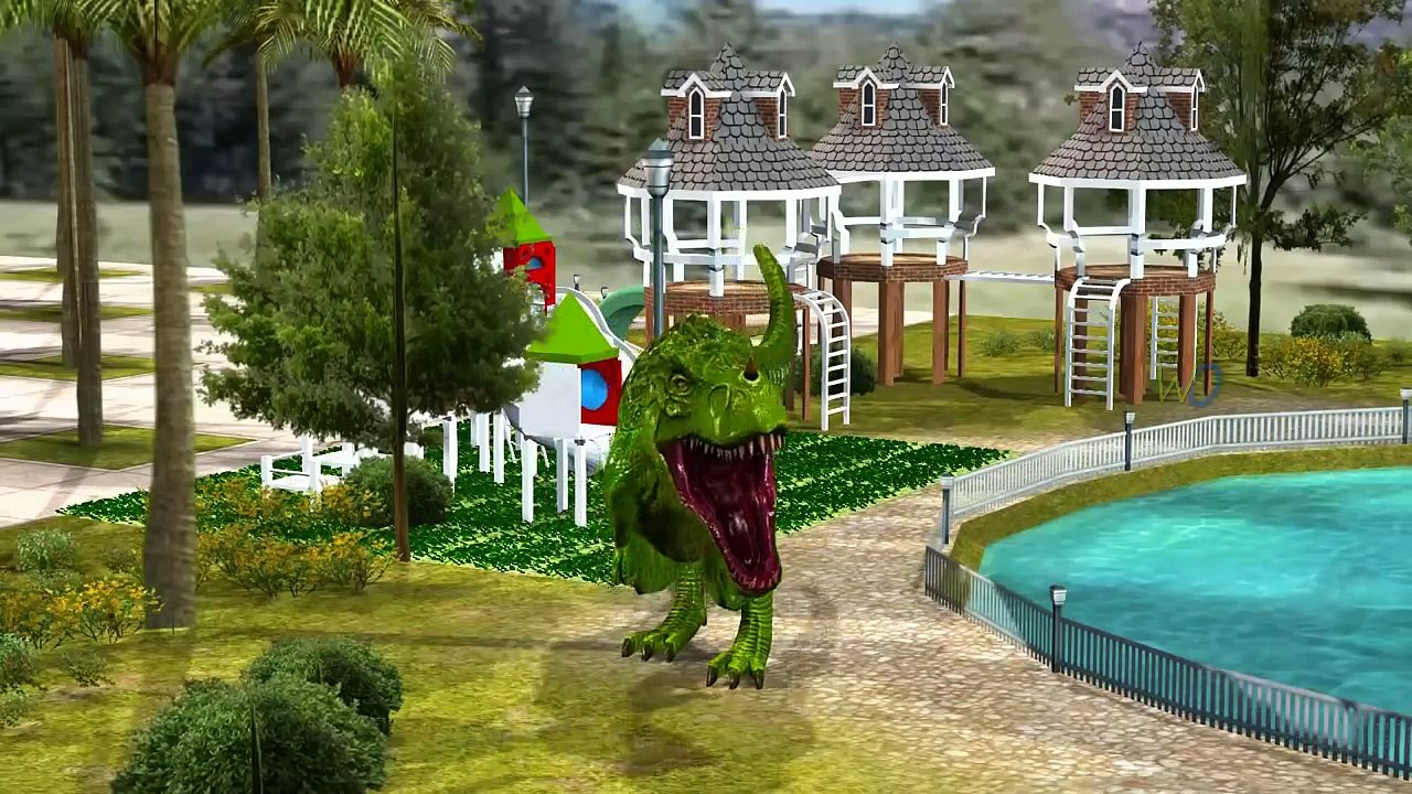 Dinosaur Vs Pig Fight | Dinosaurs Cartoons For Children | Pig Dinosaurs Animal Videos For children