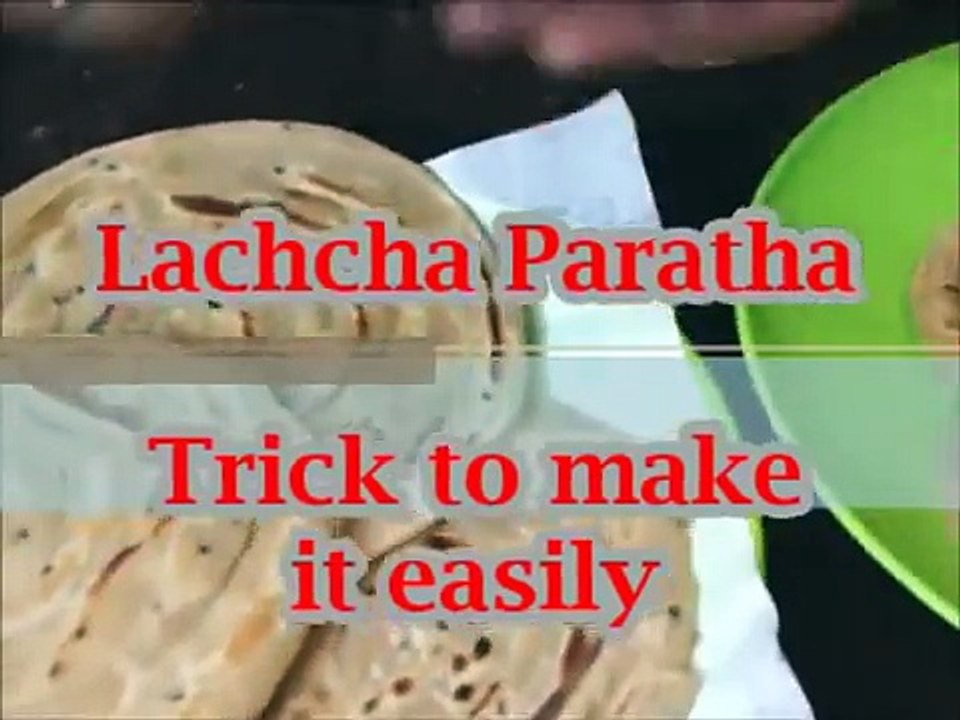 Lachha Paratha, Multi layered Indian flat bread, Indian bread, Roti, (1)
