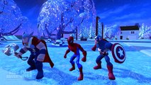 Superheroes Movie-Game ft. Marvel Superheroes Spiderman, Thor, Captain America   Children Music