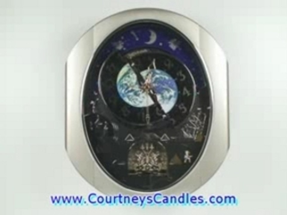 Peaceful Cosmos Rhythm Small World Clock