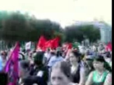 Manif de soutien aux grévistes de la faim sans papiers