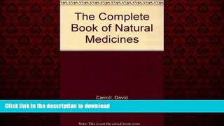 Buy book  The Complete Book of Natural Medicines