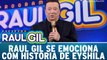 Raul Gil se emociona ao falar sobre perda de filho da cantora Eyshila